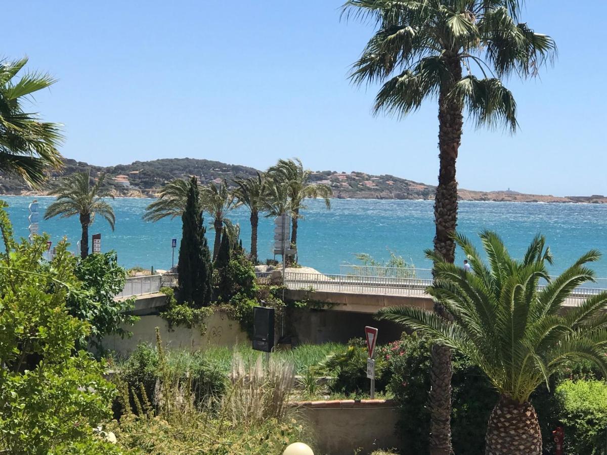 Bandol Roc Beach Vue Mer Grand T3 Face A La Plage Avec Parking Buitenkant foto