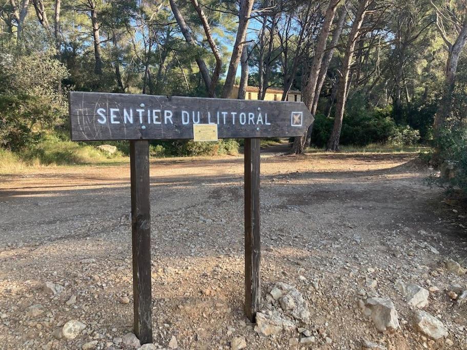 Bandol Roc Beach Vue Mer Grand T3 Face A La Plage Avec Parking Buitenkant foto